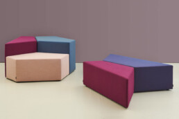 modular bench system, geometry pieces