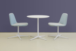 chair for commercial and leisure environments, table, swivel chair